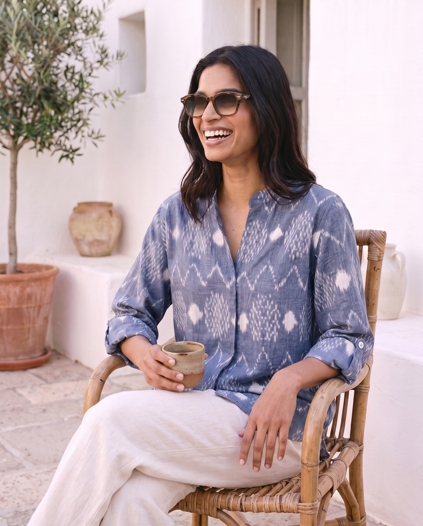 SANTONIRI BLUE TOP