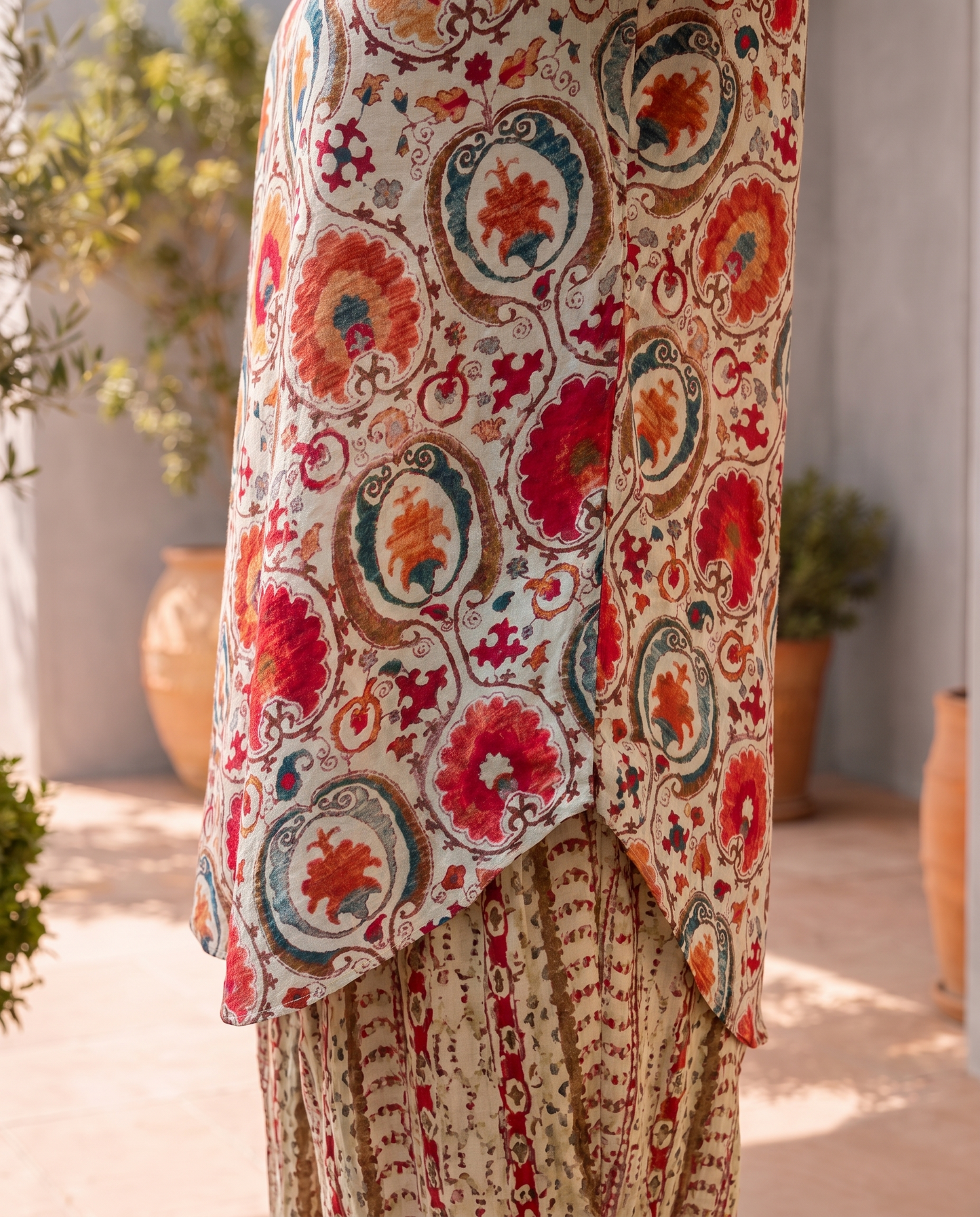 ROSALIE PAISLEY TUNIC TOP