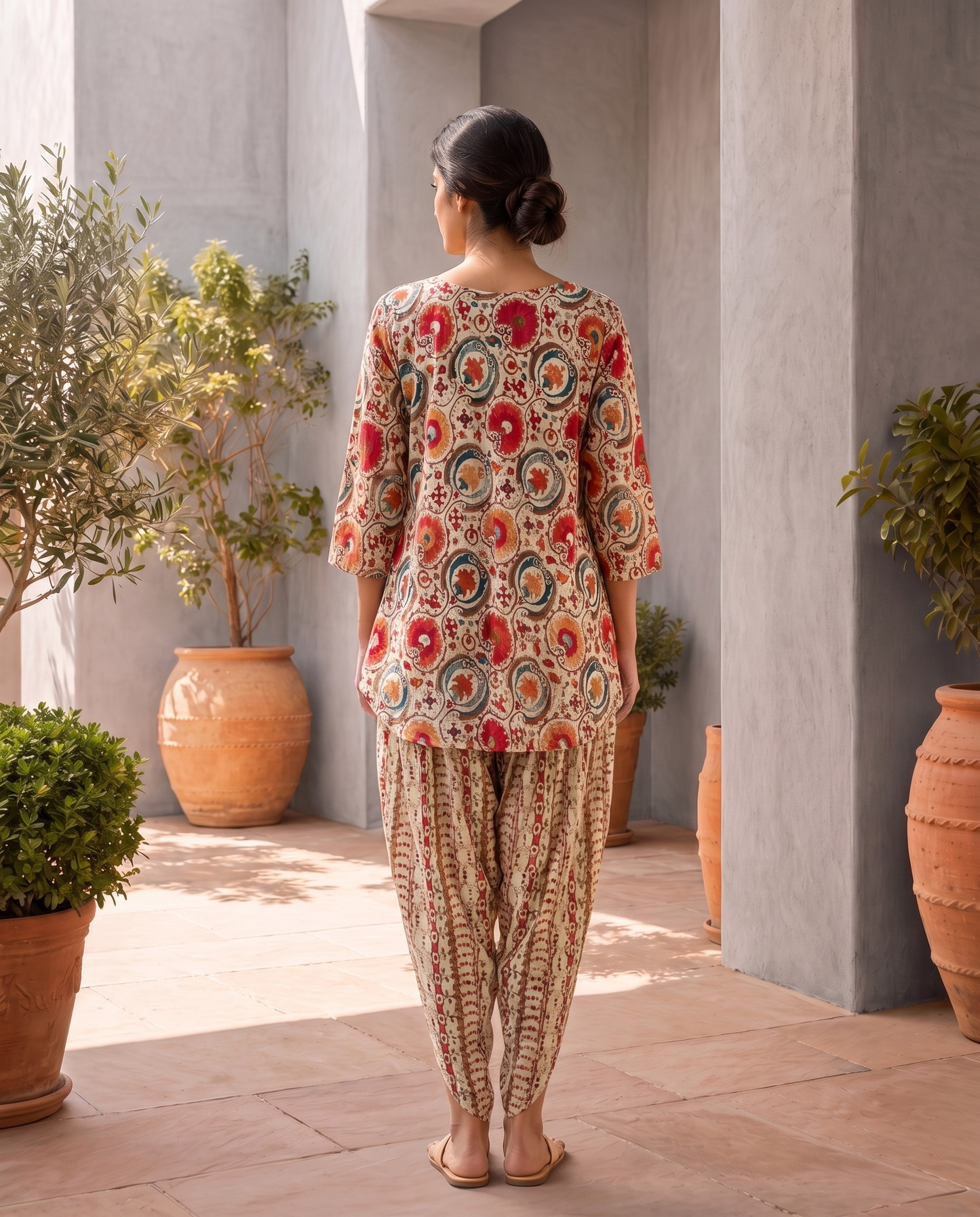 ROSALIE PAISLEY TUNIC TOP