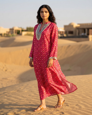 AURELIA FUCHSIA KURTA