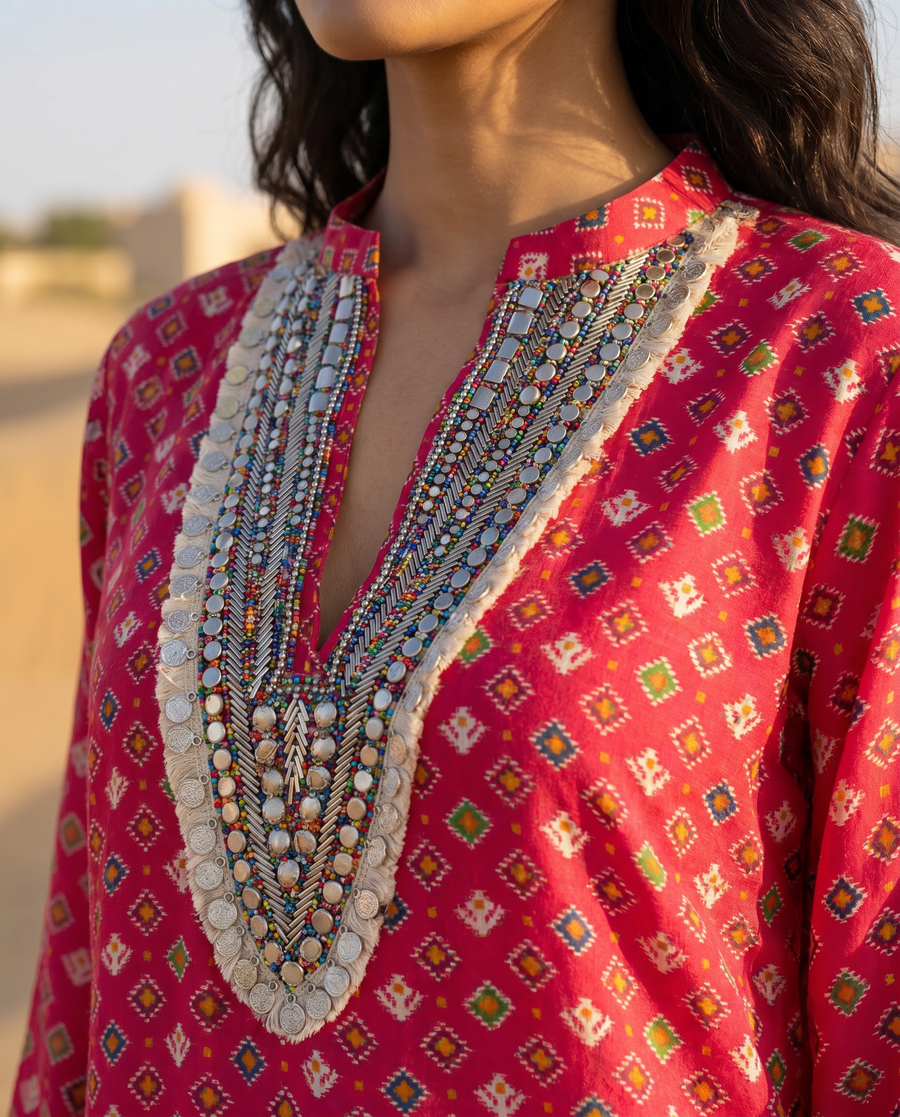 AURELIA FUCHSIA KURTA