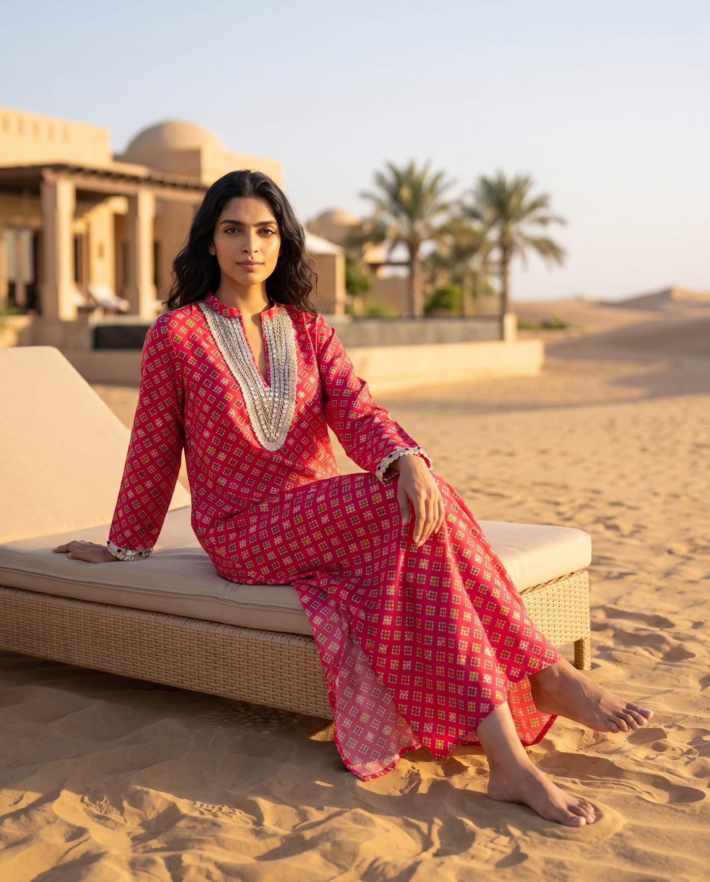 AURELIA FUCHSIA KURTA