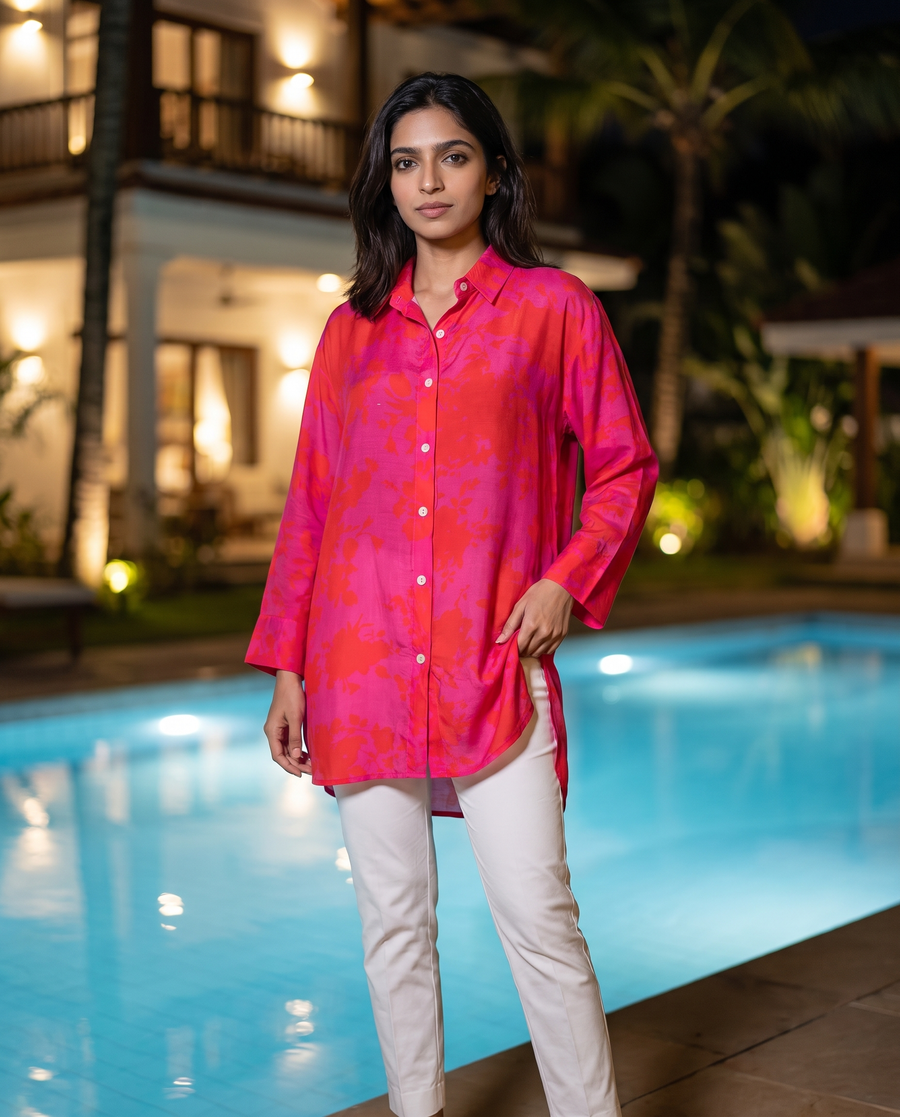 SIENNA SUNSET SHIRT TOP