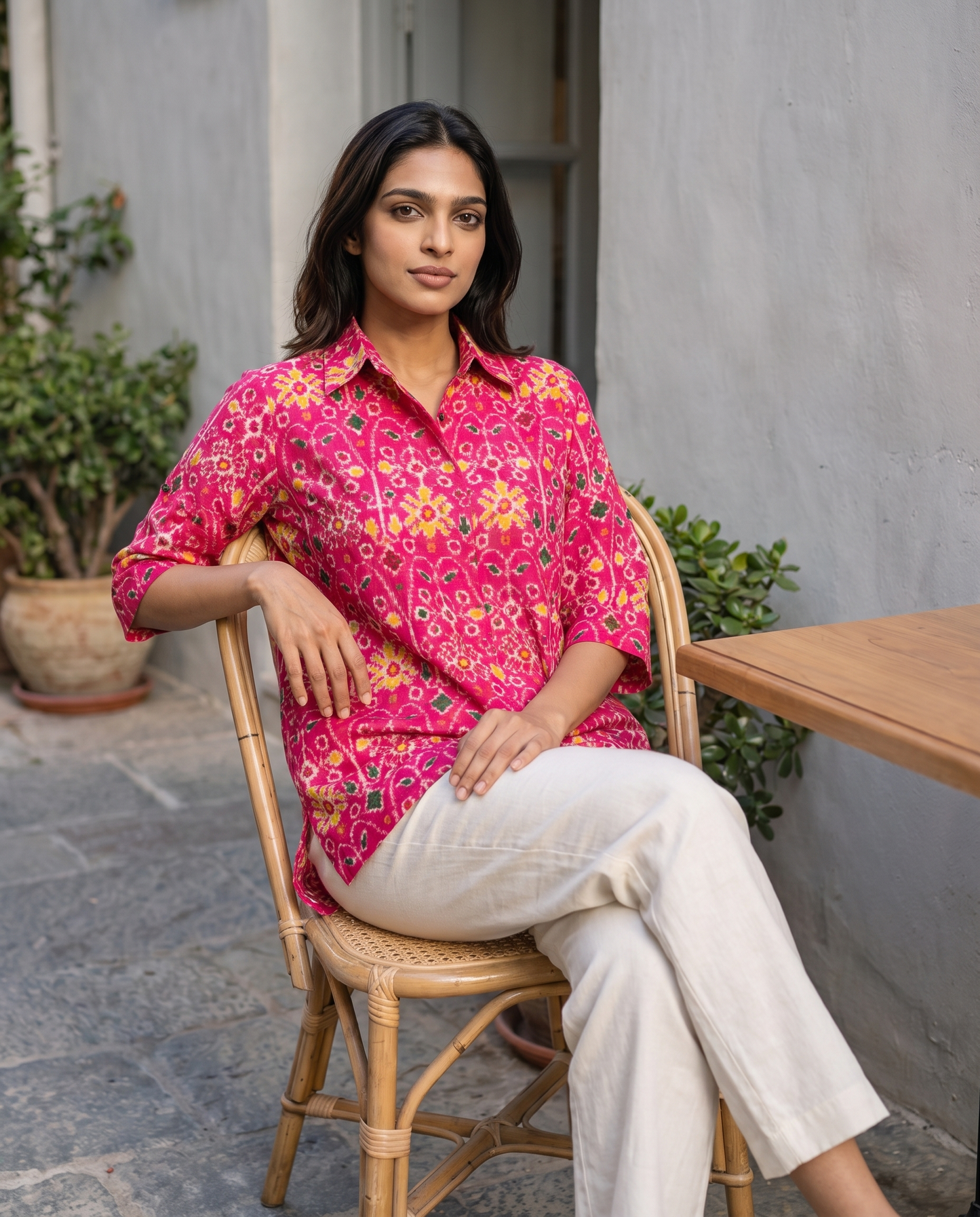 CAPRI FUCHSIA TOP