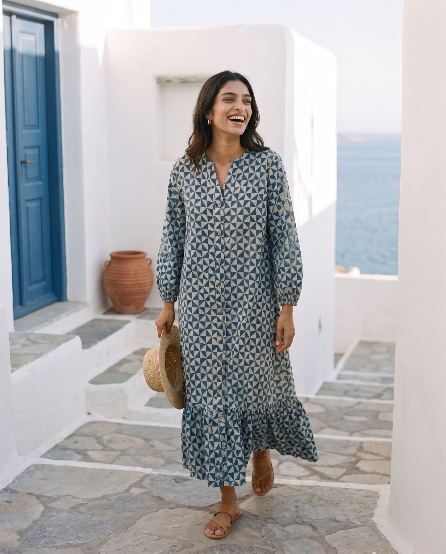 MILOS BLUE DRESS
