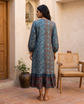 IBIZA TEAL MIXED PRINT DRESS