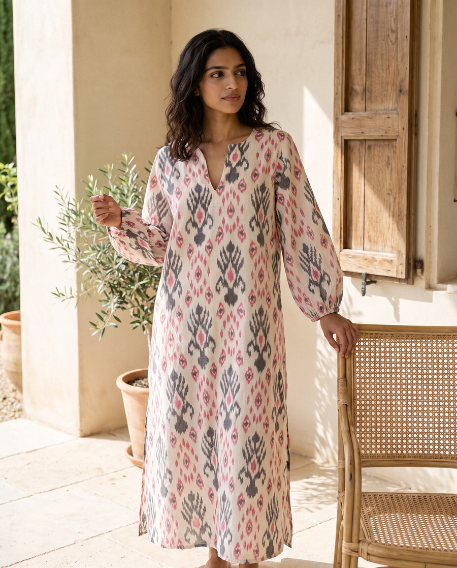 PROVENCE ROSE DRESS
