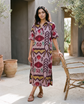 Avignon Mauve Ikat Dress