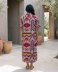 Avignon Mauve Ikat Dress