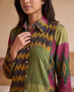 Siena Olive Ikat Co-ord Set