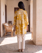 Siena Ochre Abstract Tunic