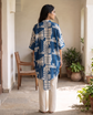 Naxos Cobalt Geometric Tunic