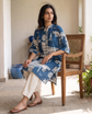 Naxos Cobalt Geometric Tunic