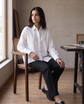 Vienna White Poplin Shirt