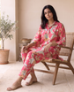 Amalfi Raspberry Botanical Co-ord Set