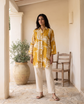 Valencia Ochre Geometric Tunic