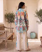 Capri Ivory Ikat Co-ord Set