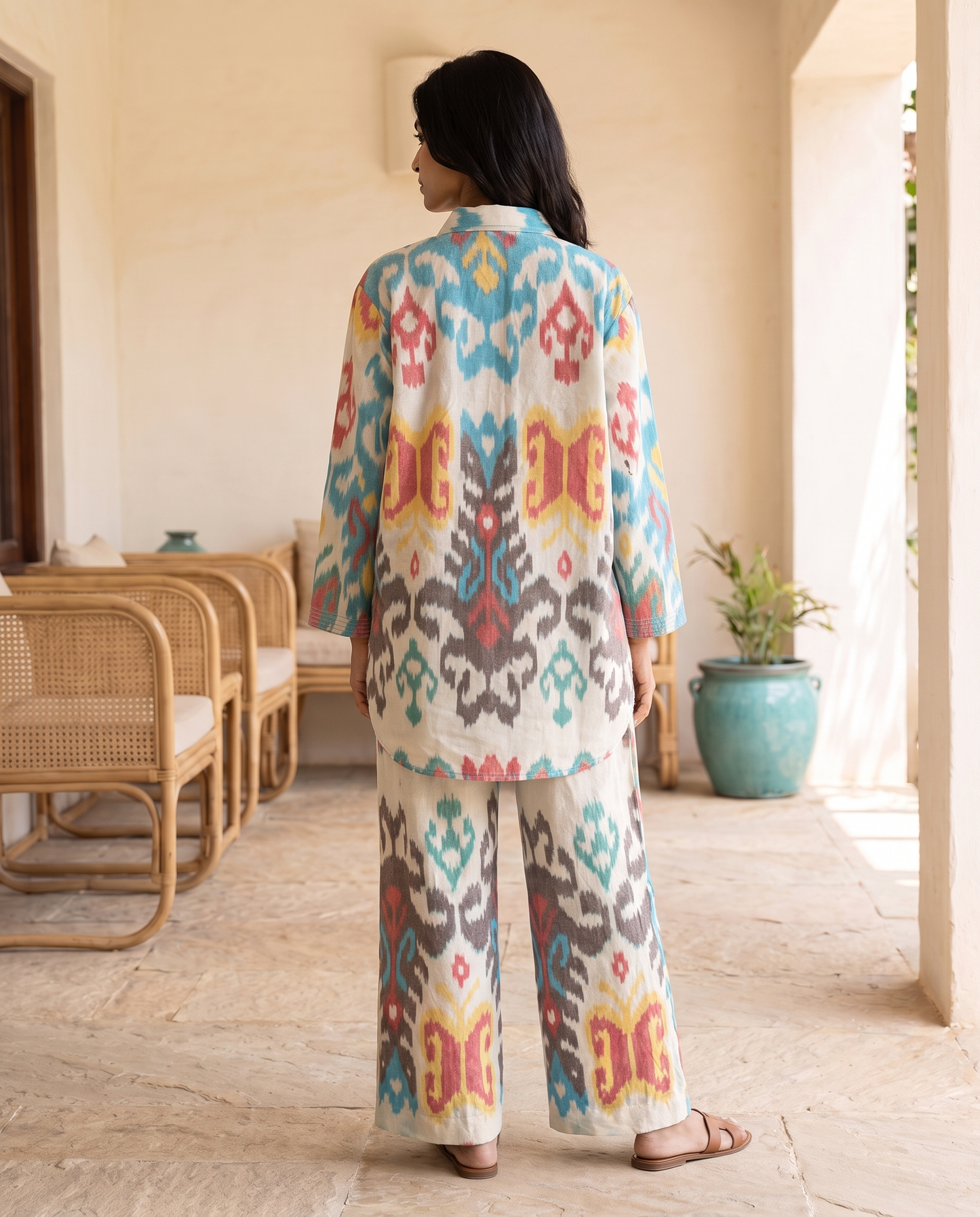 Taormina Multicolour Ikat Co-ord Set