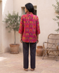 Ravello Fuchsia Medallion Shirt