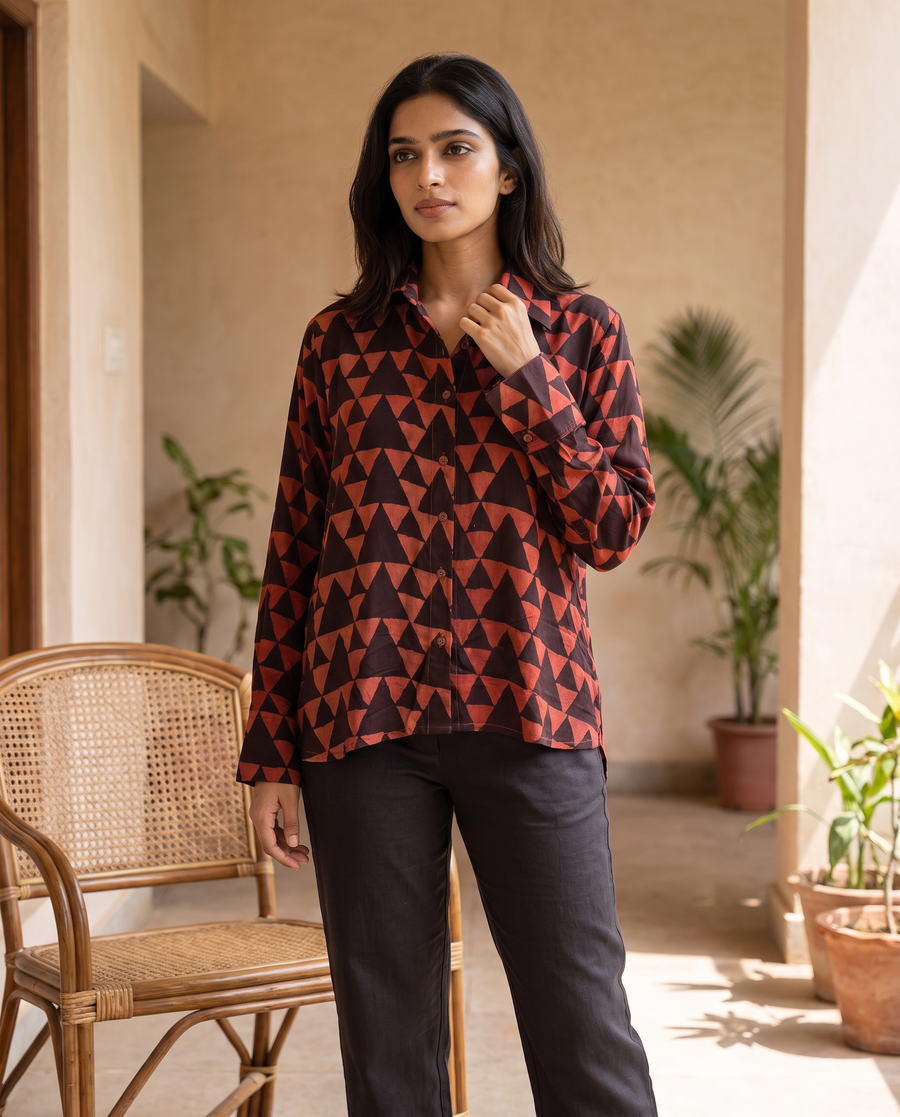 Rust Siena Shirt