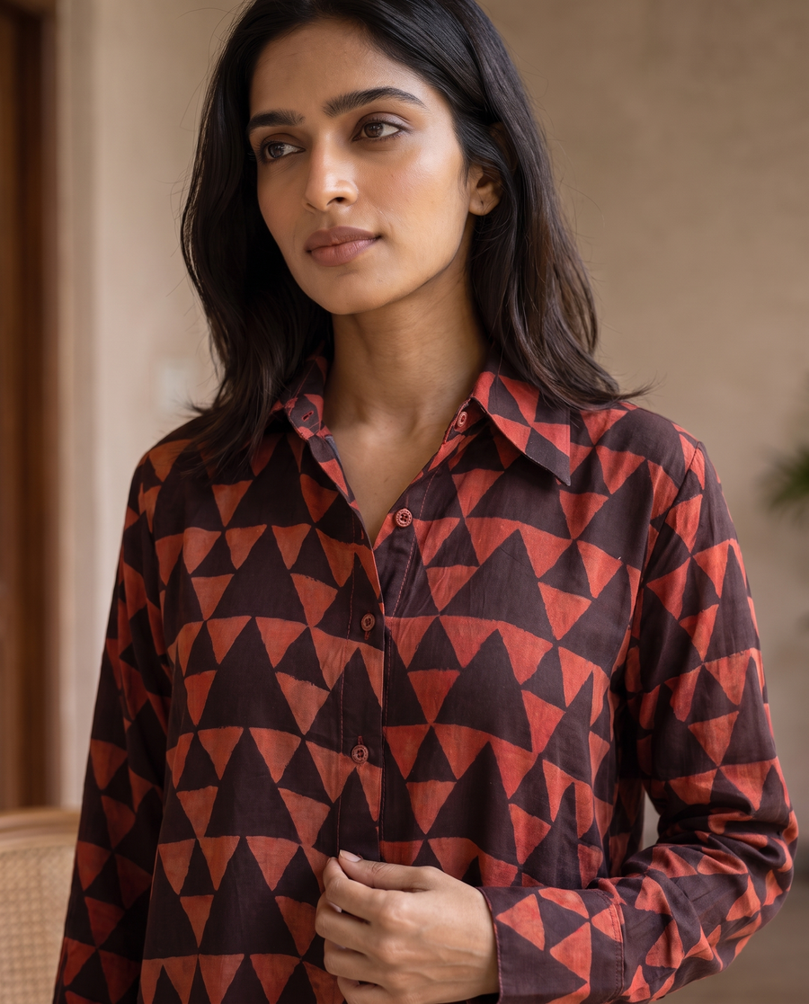 Rust Siena Shirt