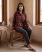 Siena Rust Geometric Shirt