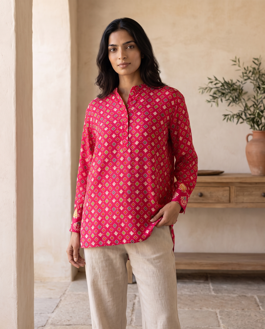 Habutai Silk Shirt
